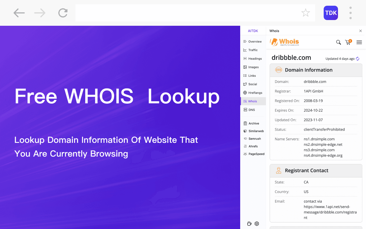 Free Whois Lookup